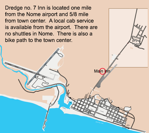 map of Nome Alaska